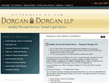 Tablet Screenshot of dorganlaw.com